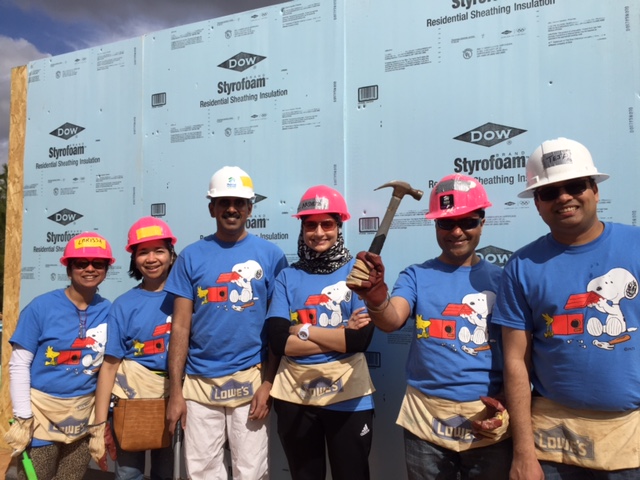 Grifols participates in a team build day with Habitat