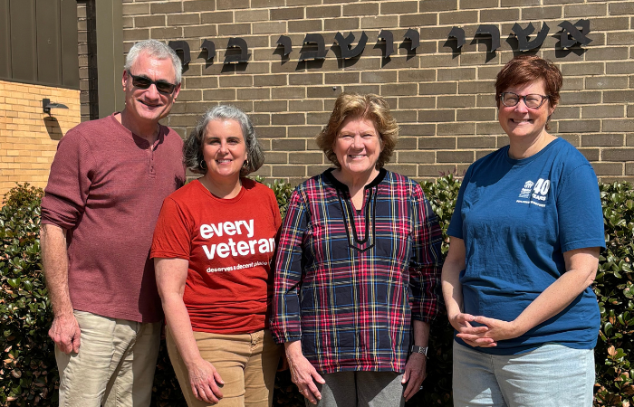 Habitat Wake Faith team at Beth Meye Synagogue