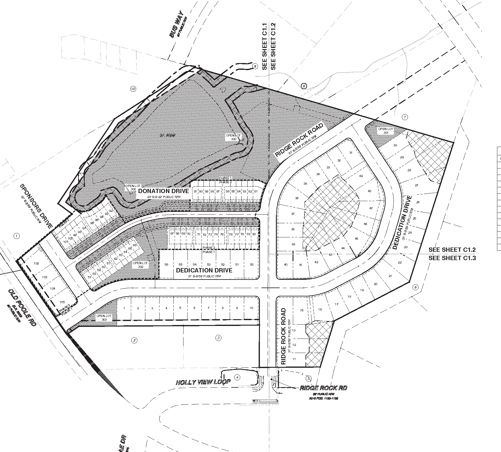 Old Poole site plan