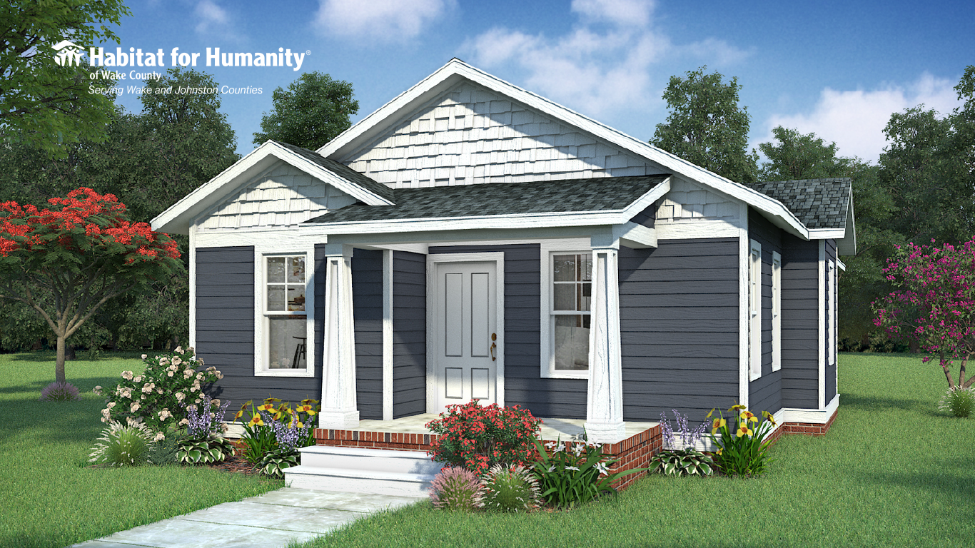 Rendering of habitat house