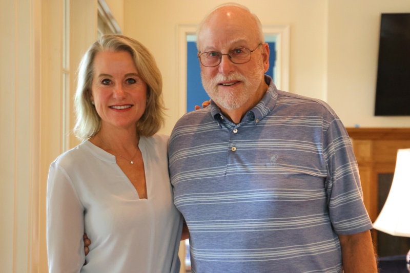 Father and daughter supporters of Habitat Wake