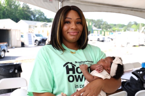 Michelle and her daughter