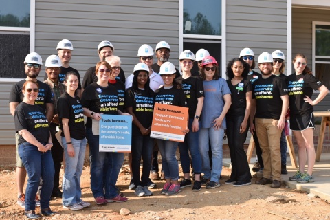 Elected Officials Build Day Volunteer Group Shot