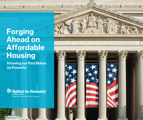 Forging Ahead on Affordable Housing: Knowing Our Past Makes Us Powerful