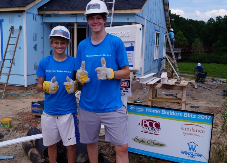 Builder's Blitz Volunteers Habitat for Humanity of Wake County